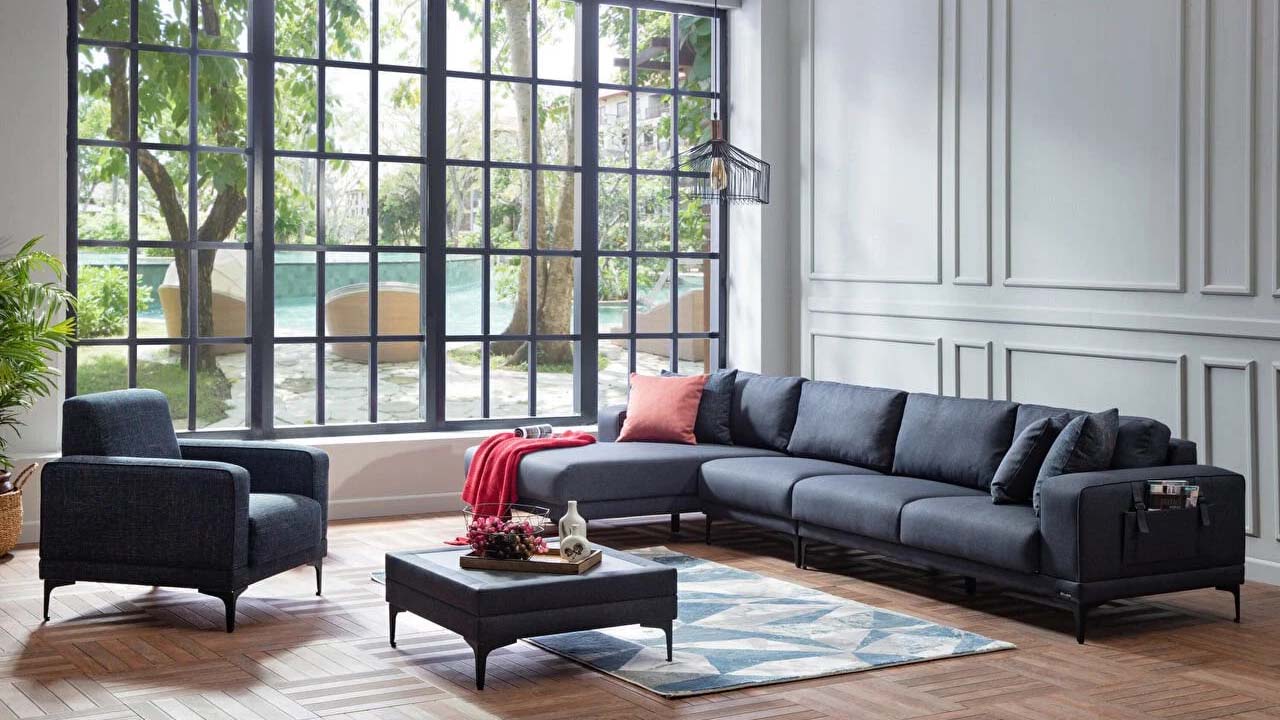 Marses Угловой Раскладной Диван (344cm x 175cm)