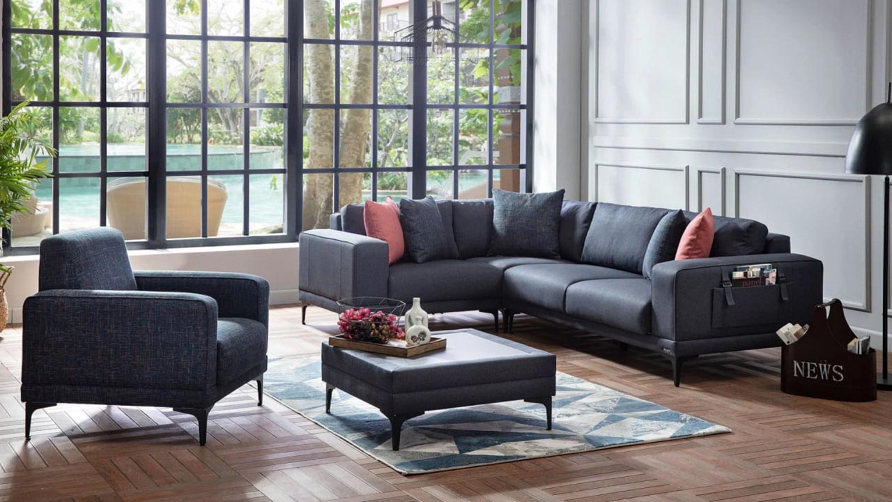 Marses Угловой Раскладной Диван (267cm x 191cm)