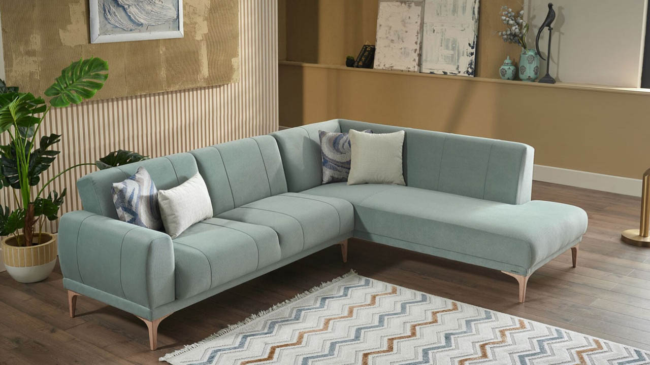 Porto Угловой Раскладной Диван (262cm x 210cm)