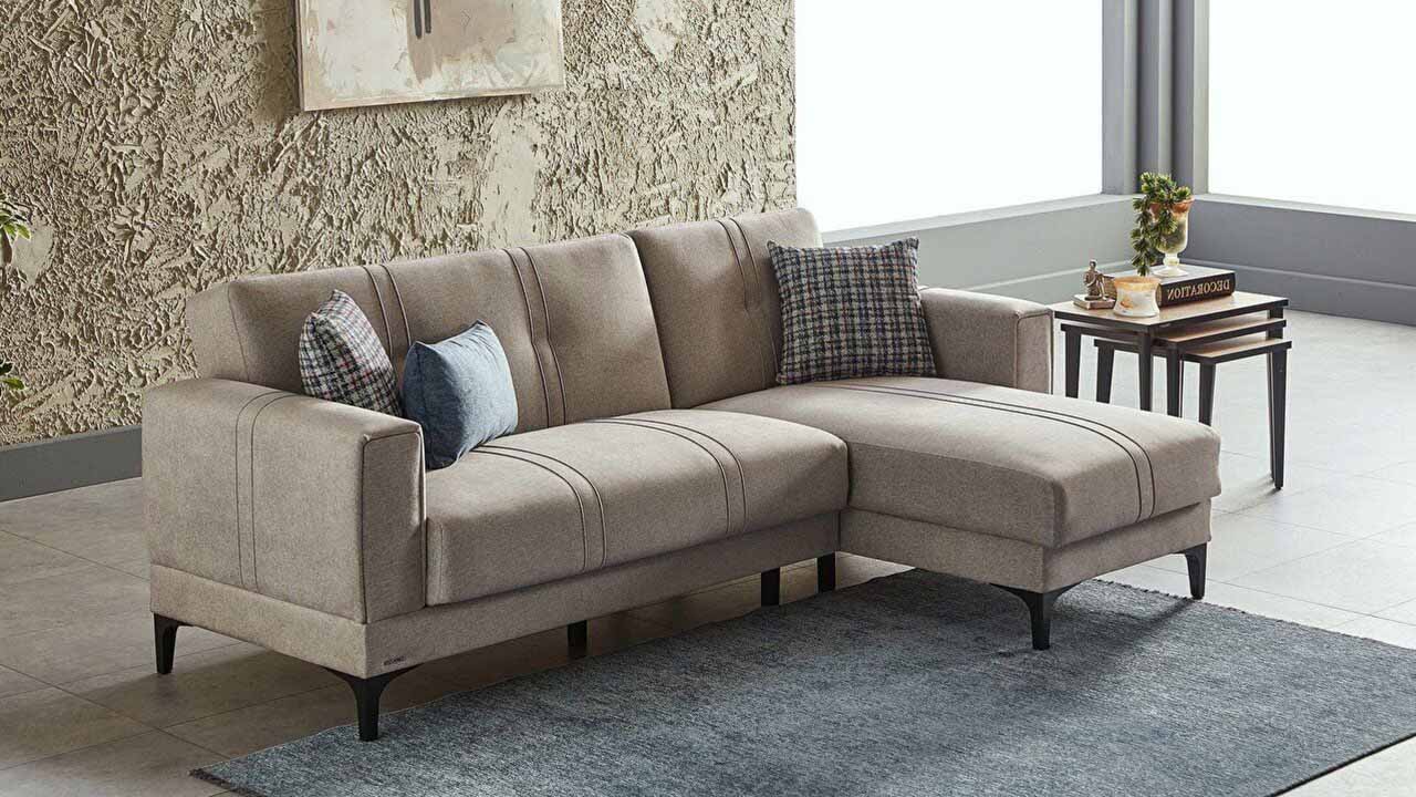 Ruby S Угловой Раскладной Диван (221cm x 147cm)